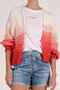 Red ombre cardi by Elan