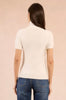 Short sleeve turtleneck off white by Molly Bracken