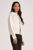 Front tie cardigan stone by Elan