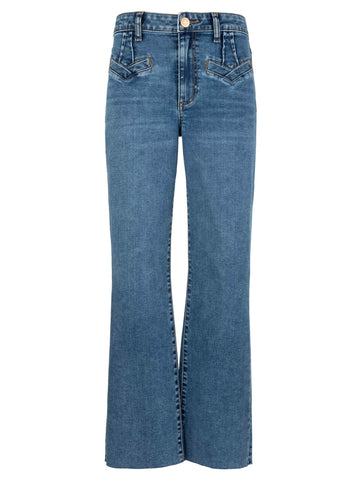 Kelsey high rise flare fake welt front pockets by Kut from the Kloth