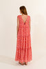 Red Charlotte maxi by Molly Bracken