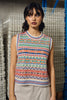 Carnival vest multi color by Molly Bracken