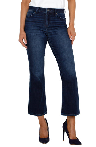 Hannah cropped flare 27" upland wash by Liverpool