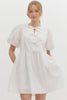 Ribbon detail mini dress by Entro