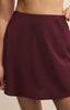 Chablis mini skirt merlot by Z Supply