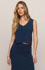 Sloane v neck denim tank indigo by Z Supply