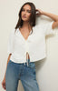 La Belle linen top white by Z Supply