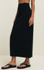 Gail midi skirt true black by Z Supply