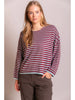 Striped t-body sweater by: Before You