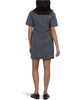 Daphne short sleeve fold dress navy by Kut from the Kloth