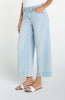 Stride crop wide leg with embroidered side by Liverpool