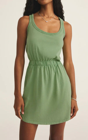 Keegan mini dress lawn green by Z Supply