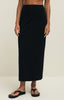 Gail midi skirt true black by Z Supply
