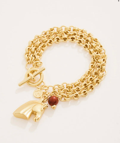 Trixie toggle bracelet gold by Spartina