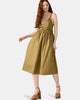 Juno dress deep olive by Steve Madden