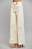Decorative vertical seam detail high waisted flare by Fate