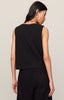 Sloane v neck top true black by Z Supply