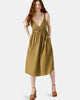 Juno dress deep olive by Steve Madden