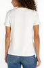 Short sleeve v neck French cream by Liverpool