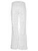Stella high rise flare front pin tuck optic white by Kut from the Kloth