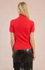 Short sleeve turtleneck red by Molly Bracken