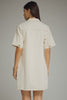Ecru denim dress by Entro