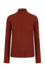 Long sleeve turtleneck sweater auburn rust by Liverpool
