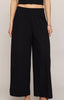 Scout jersey crop flare pant true black by Z Supply