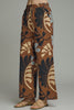 Strapless floral top and pant set brown by Entro
