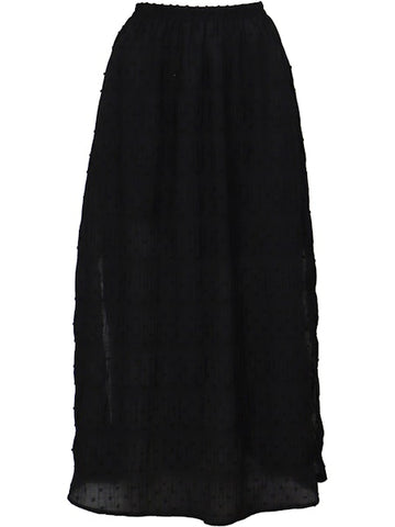 Sen textured skirt black by Lucy Paris
