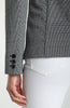 Fitted blazer black white mini check by Liverpool