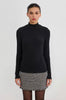 Mock neck long sleeve top black by Molly Bracken