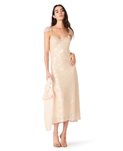 Stefania dress champagne by Steve Madden