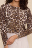 Ilana cardigan leopard by Lucy Paris
