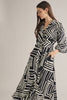 Black white geo print maxi by Entro
