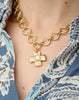 Affirmation necklace 18" mother of pearl by Spartina