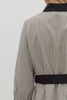 Black white stripe long sleeve mini by Entro