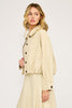 Tiana Bubble Hem Jacket Beige by Lucy Paris