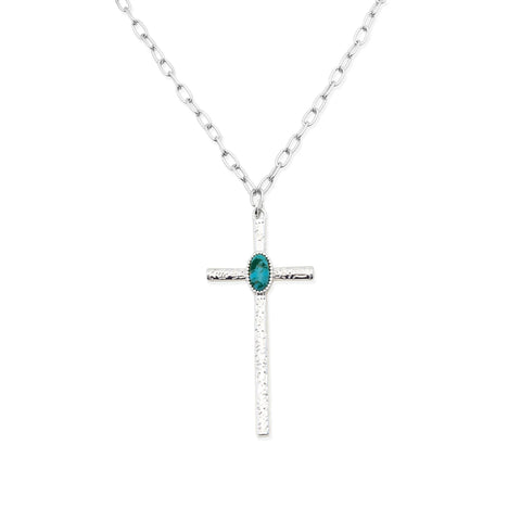 Marie necklace silver by Leslie Curtis