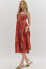 Wine floral sundress by Entro