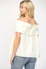 Big bow off the shoulder top by Fate