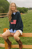 Cotton knit American flag sweater by Before You