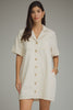 Ecru denim dress by Entro