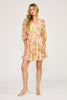 Alexis belted dress multi floral by Lucy Paris