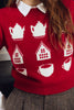 Teapot sweater red by Molly Bracken