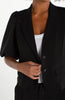 Black balloon sleeve blazer by Liverpool