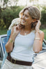 Caitlin necklace gold by Leslie Curtis