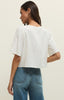 La Belle linen top white by Z Supply
