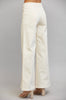 Decorative vertical seam detail high waisted flare by Fate