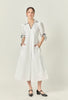 Stitch detail midi dress by English Factory